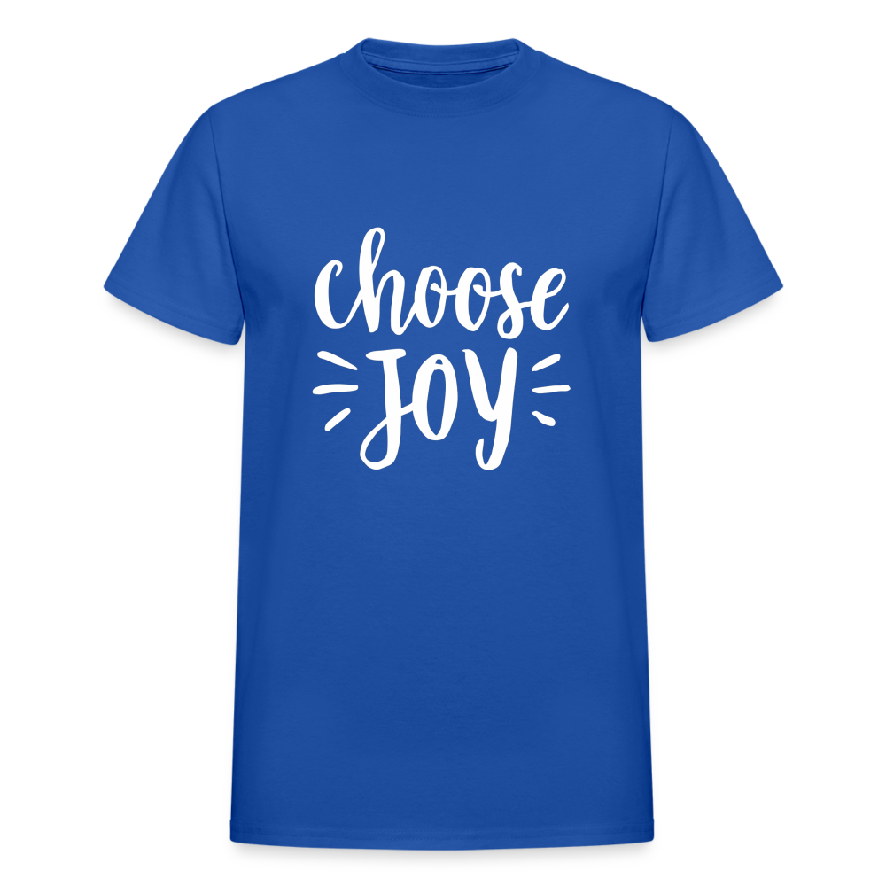 Choose Joy Gildan Ultra Cotton Adult T-Shirt - royal blue