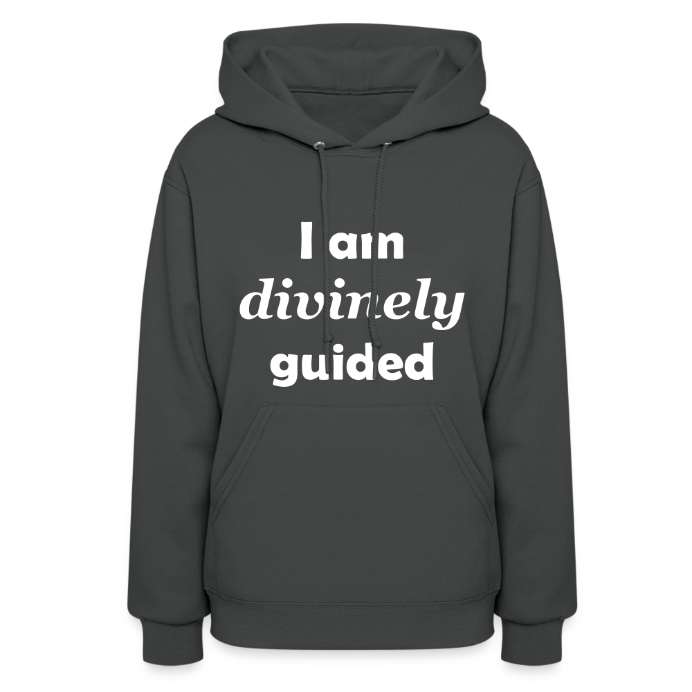 I Am Divinely Guided Women's Hoodie - asphalt