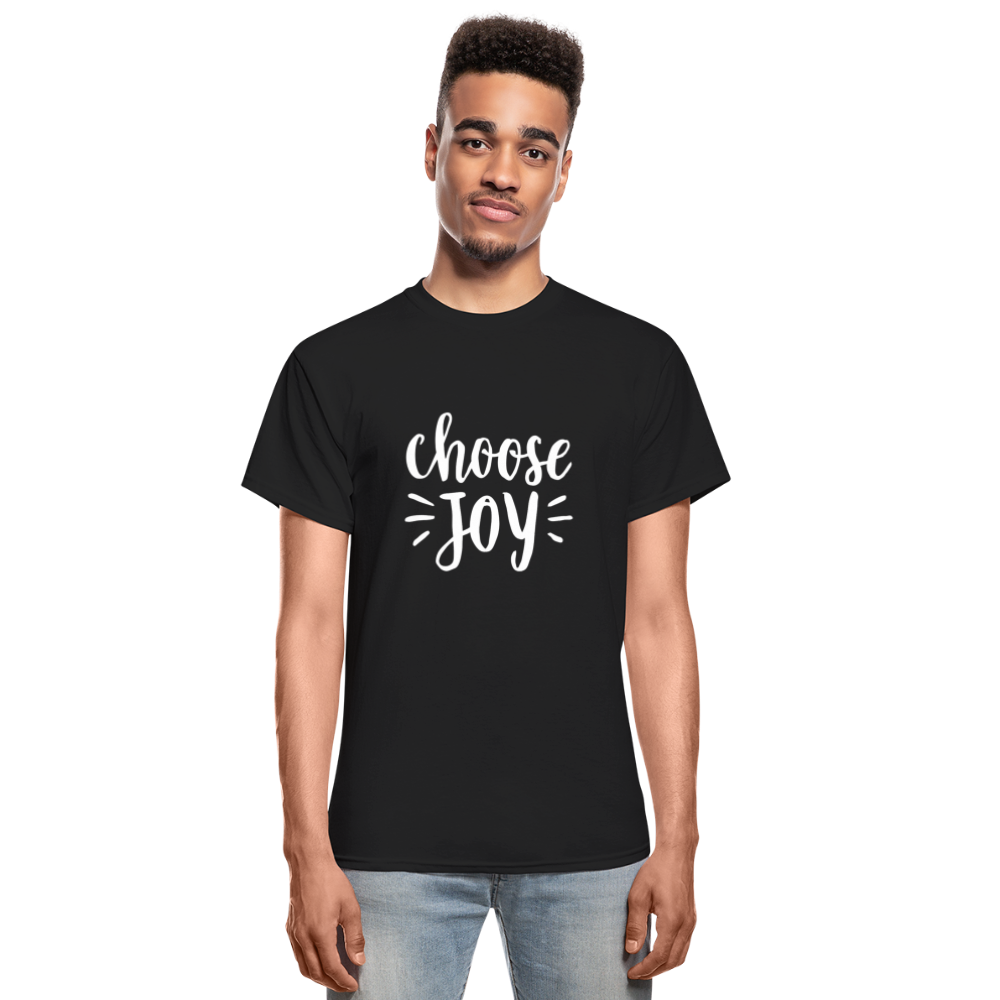 Choose Joy Gildan Ultra Cotton Adult T-Shirt - black