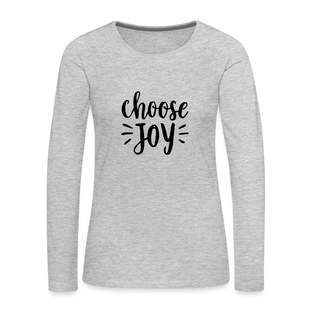 Choose Joy Gildan Ultra Cotton Adult T-Shirt - heather gray