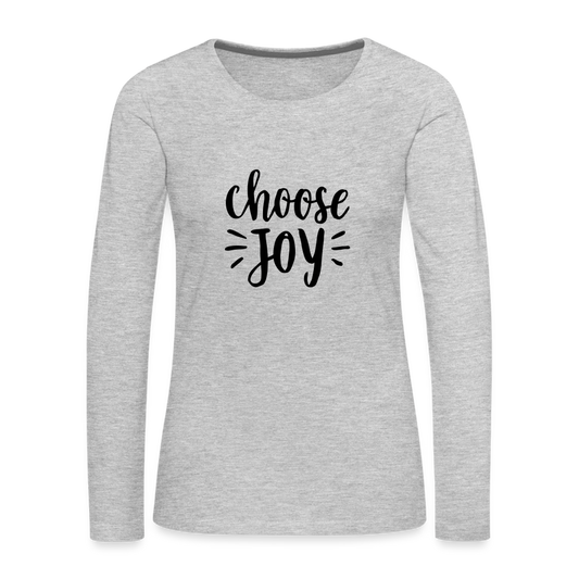 Choose Joy Gildan Ultra Cotton Adult T-Shirt - heather gray